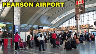 Toronto Pearson Airport From Check-in to Departure Gate (Aug 2021)