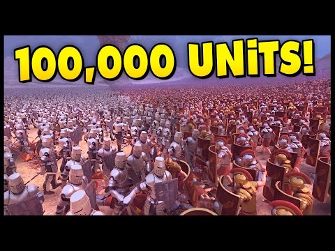 100,000 UNITS BATTLE & 300 Spartans vs 20,000 Persians - Ultimate Epic Battle Simulator