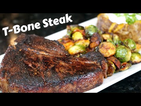 How To Cook a T-Bone Steak | Steak Dinner Recipe with ChefsTemp Thermometer #MrMakeItHappen