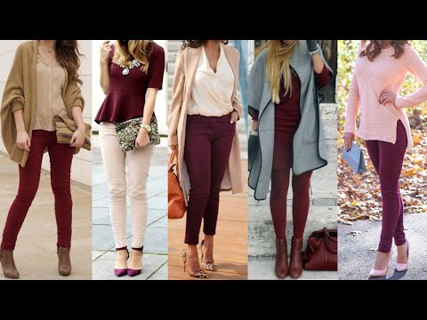 COLORES DE MODA OTOÑO INVIERNO/ Color GRANATE en TENDENCIA de MODA otoño invierno 2024 25