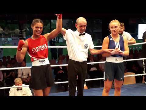 Jacky H. vs Kathrin Häberle. Rahmenkampf beim Ländervergleich Deutschland vs. Frankreich 🥊