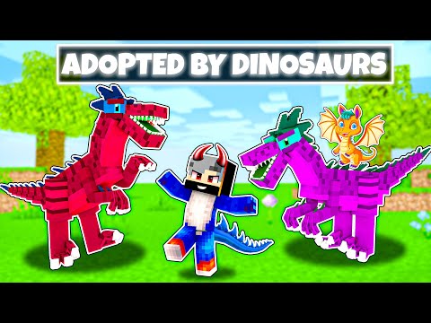 Paglaa Tech - Adopted By Dinosaur Family In Minecraft! (Hindi)