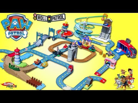Paw Patrol Roll Patrol MEGA Pack 6 en 1 Pat Patrouille Piste Grande Vallée Jouet Toy Review