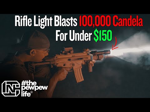 Forget Lumens, This Rifle Light Blasts 100,000 Candela for Under $150