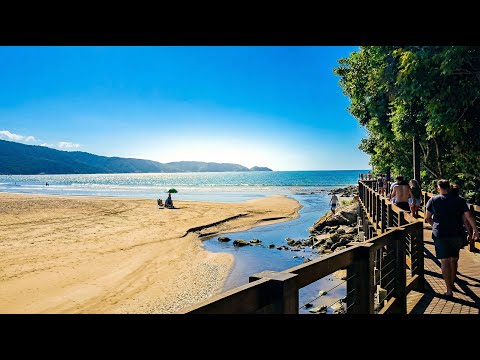 Passarela do Ribeiro em BOMBINHAS – Vista Incrível do MAR🌊☀️