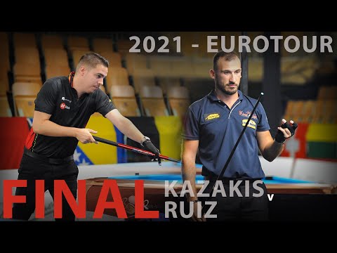 FINAL 2021 Eurotour | Sanchez RUIZ v Alex Kazakis | Slovenia OPEN 9 Ball