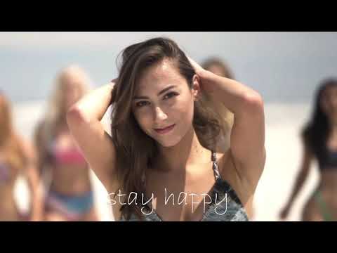 Beautiful Girls Modeling At Beach With Relaxing Music/meditation music.(beach girls).