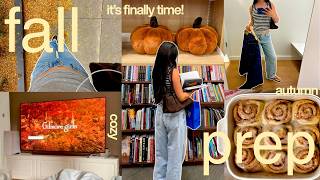 PREPARING FOR FALL 🍂 fall shopping, baking + cozy autumn activities