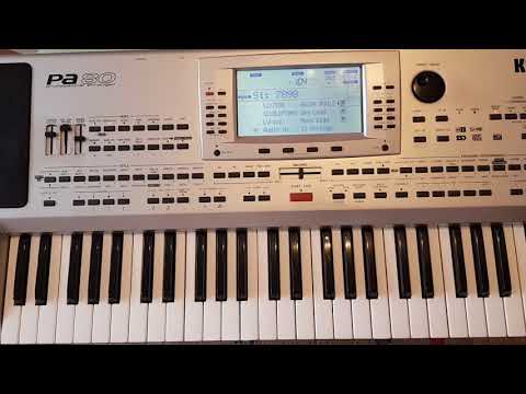 Korg PA80 - Factory Demo