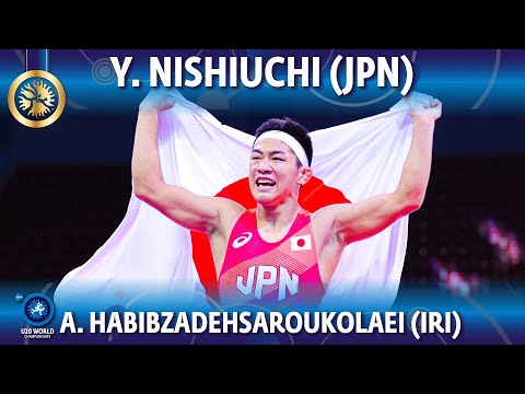 Yuto Nishiuchi (JPN) vs Armin Habibzadehsaroukolaei (IRI) - Final // U20 World Championships 2022