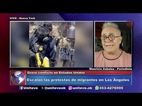 Escalan las protestas de migrantes en Los Ángeles