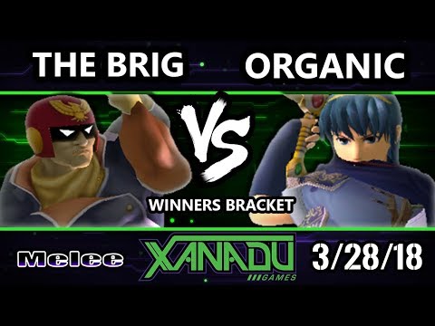 S@X 243 SSBM - The Brig (Captain Falcon) vs. Organic (Marth) - Smash Melee Winners Bracket