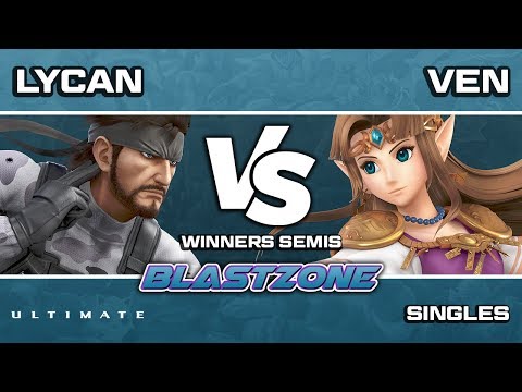 PSG Blastzone: Lycan (Snake) vs Sugoi | Ven (Zelda) - Winners Semis