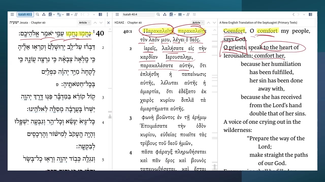 Isaiah 40 in Handel’s Messiah (Aug 22-Sept 14, 1741)