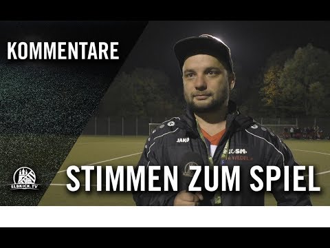 Die Stimmen zum Spiel | SC Cosmos Wedel III - SC Egenbüttel IV (12. Spieltag, Kreisklasse B3)