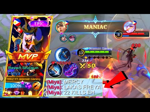 FREYA THE "UNDERRATED FIGHTER" GOD MODE IN THIS BUILD & EMBLEM🤫 | TOP GLOBAL FREYA | MLBB