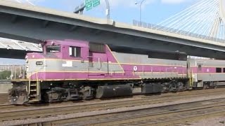 preview picture of video 'USA Trains: Boston, July 2012'