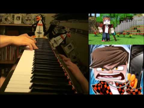 Amosdoll Music - ♪ Hunger Games Song - Minecraft Parody of Decisions - Borgore (Piano Cover by Amosdoll)