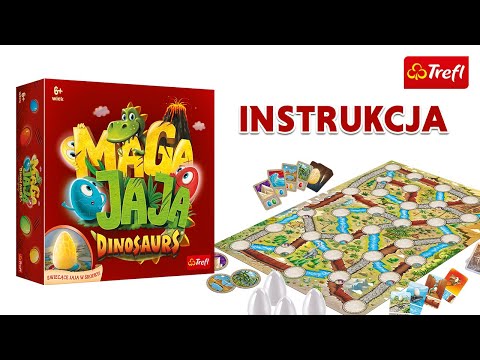 Magajaja Dinosaurus game from Trefl - check out the video instructions