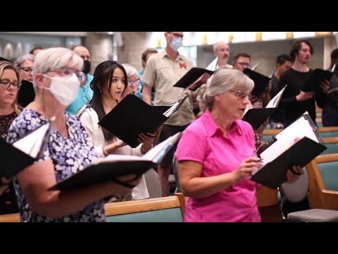 Edmonton Church Choir Rehearse For Pope Francis Mass