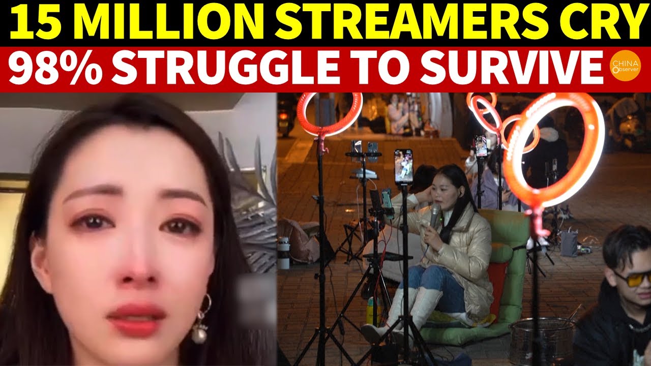 Crying Out! China’s 15 Million Live Streamers, 98 Struggle for Basic