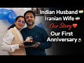 Our First Wedding Anniversary In India Indo Iranian Marriage Anniversary Vlog