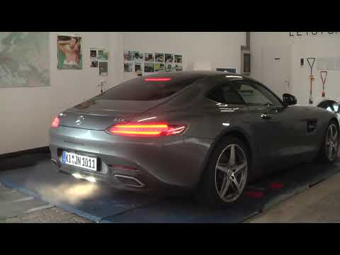 Der AMG GTS von ctk Kiel runter vom Prüfstand  und Platz machen für die Messung des TCR bei ctk Kiel