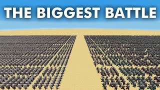 The Biggest Battle in Minecraft (over 25,000 mobs)