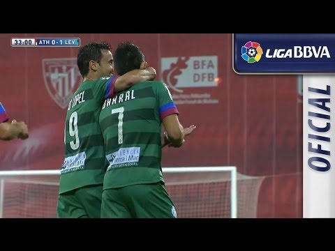 Gol de Barral (0-1) en el Athletic Club - Levante UD - HD