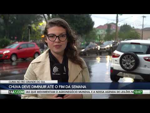 Chuva no Rio Grande do Sul deve diminuir até sábado