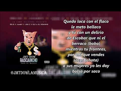 Ñejo Ft Jamby, Jon Z & El Dominio - Rascabicho (Vídeo Letras) | Trap Latino 2018