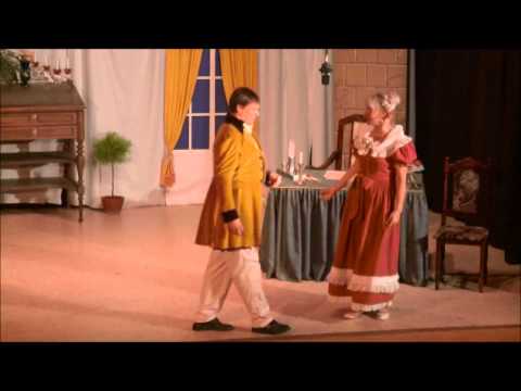 Divadelní spolek Radomyšl: Perly panny Serafínky - Duet Toníček a Rút.wmv