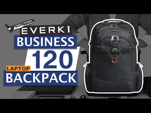 EVERKI Business 120 Travel Friendly Laptop Backpack, up to 18.4-Inch (EKP120)