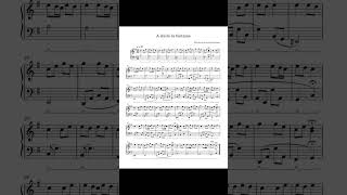 A la claire fontaine #music #piano #sheetmusic #classicalmusic #pianotutorial
