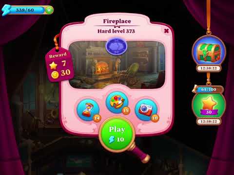 Manor Matters Level 373 Fireplace Hard Level Completion