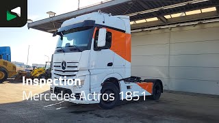 Mercedes-Benz Actros 1851 4X2 BigSpace Retarder Hydraulik Euro 6 truck tractor for sale - Image 4 | Autoline HK Mercedes-Benz Actros 1851 4X2 BigSpace Retarder Hydraulik Euro 6 truck tractor | Image 4 - Autoline