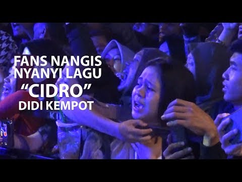 FANS DIDI KEMPOT NANGIS LAGU CIDRO - LIVE SOLO