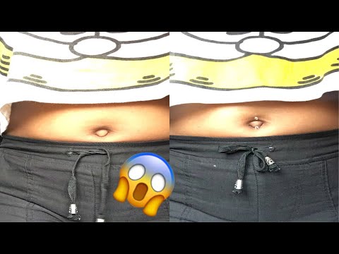 HOW TO FAKE A BELLY BUTTON PIERCING!!!