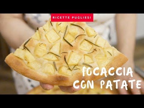 Focaccia con patate | Ricetta come Panificio Atena Bari