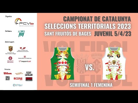 CCSSTT 2023 JUVENIL SEMIFINAL 1 FEMENINA LLEIDA SECURITAS - BCN 3 AJ SANT FRUITOS