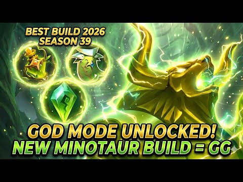GOD MODE UNLOCKED! Minotaur Best Build 2026 - Season 39 MLBB