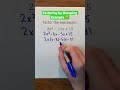 Factoring By Grouping Example Shorts Algebra Math Maths Mathematics