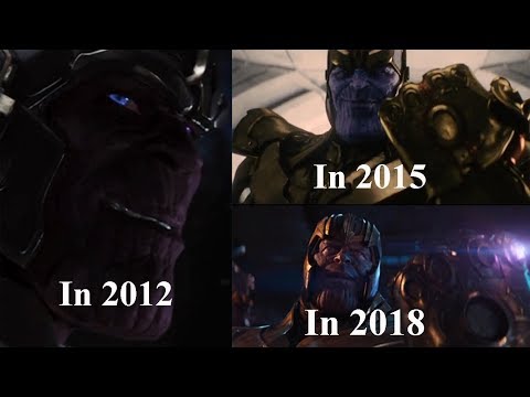 Thanos All Scenes in Marvel Movies | Since 2012