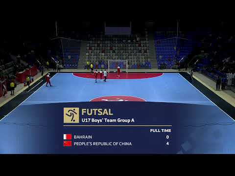 Asian Youth Games Bahrain 2025- Live Stream - Futsal - Bahrain vs People's Republic of China