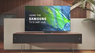 Using the Samsung TV Smart HUB