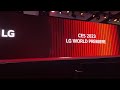 LG CES 2023 C3 G3 OLED 4K TV