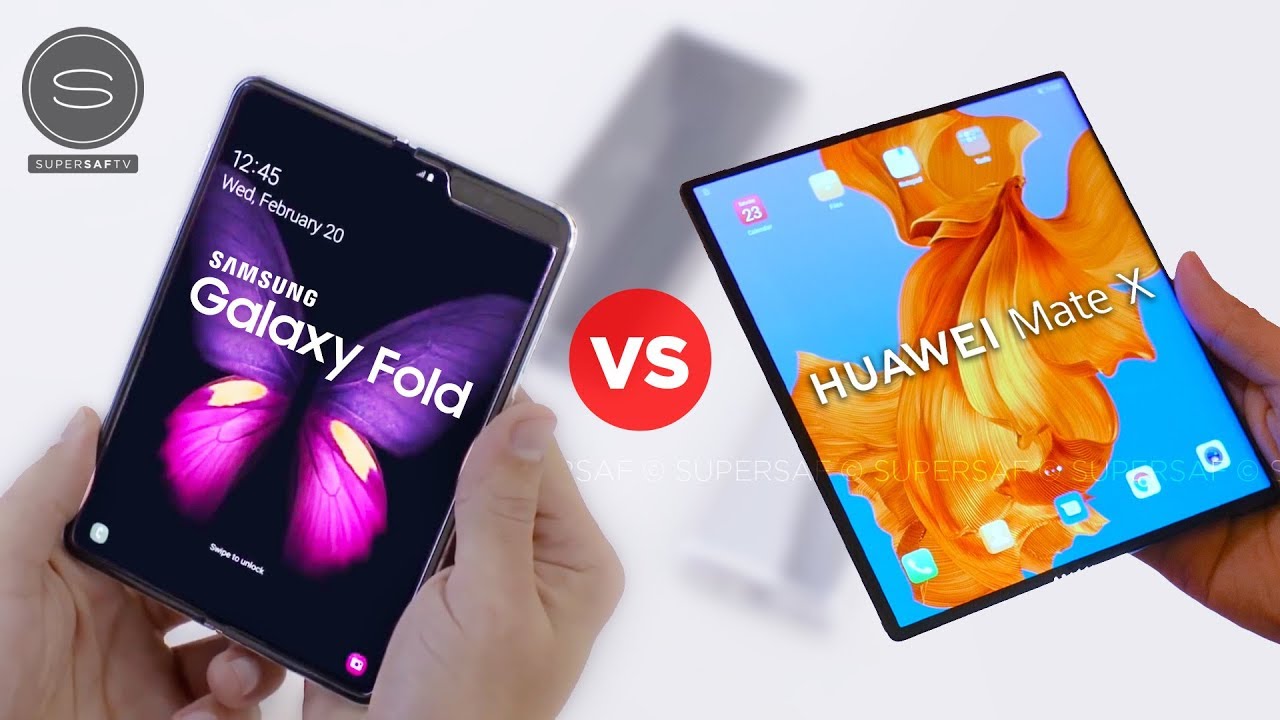 Samsung Galaxy Fold vs Huawei Mate X