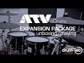 ATV aDrums aD5 artist series expansion package unboxing & demo