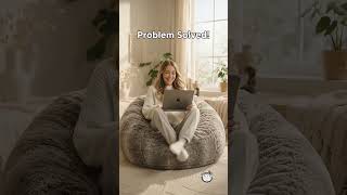 Back Pain From WFH? I Found The Coziest Gaming + Study Bean Bag