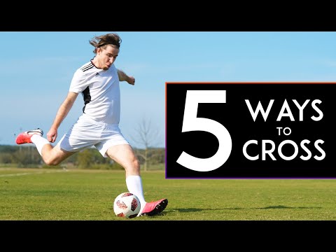 5 BEST CROSSING TECHNIQUES in Football or Soccer